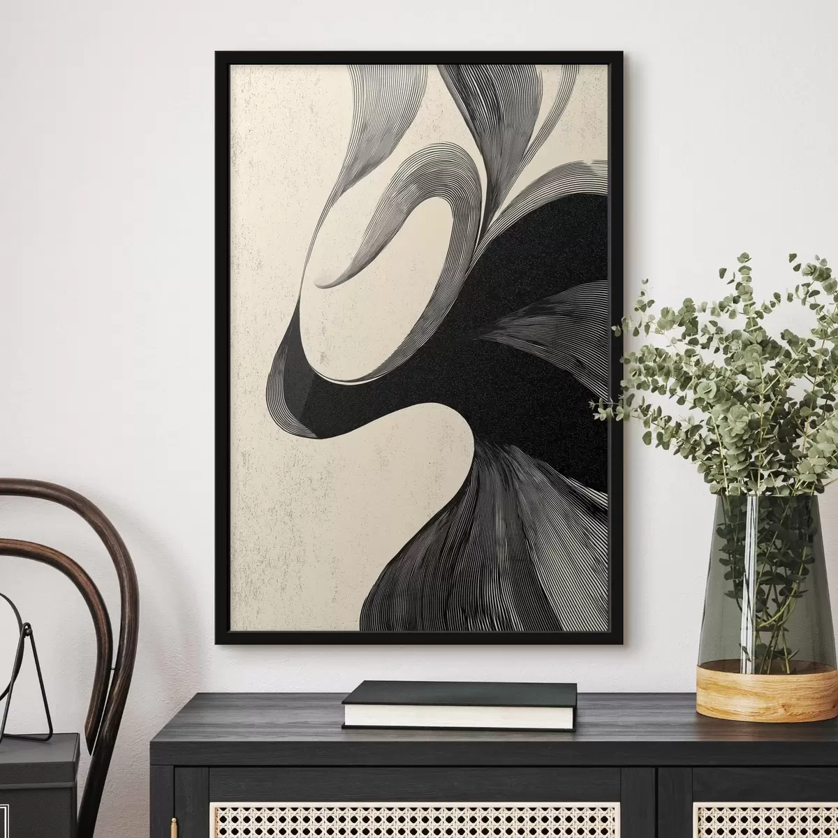 Plakat Taniec linii f45414