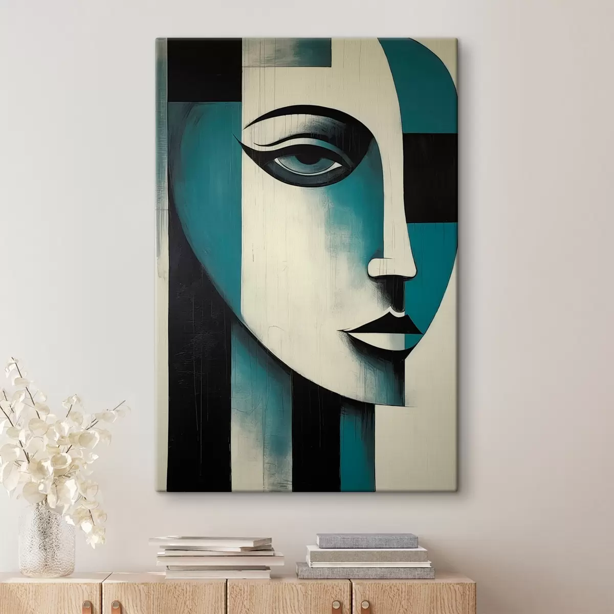 Obraz Abstrakcyjny portret kobiety s45436