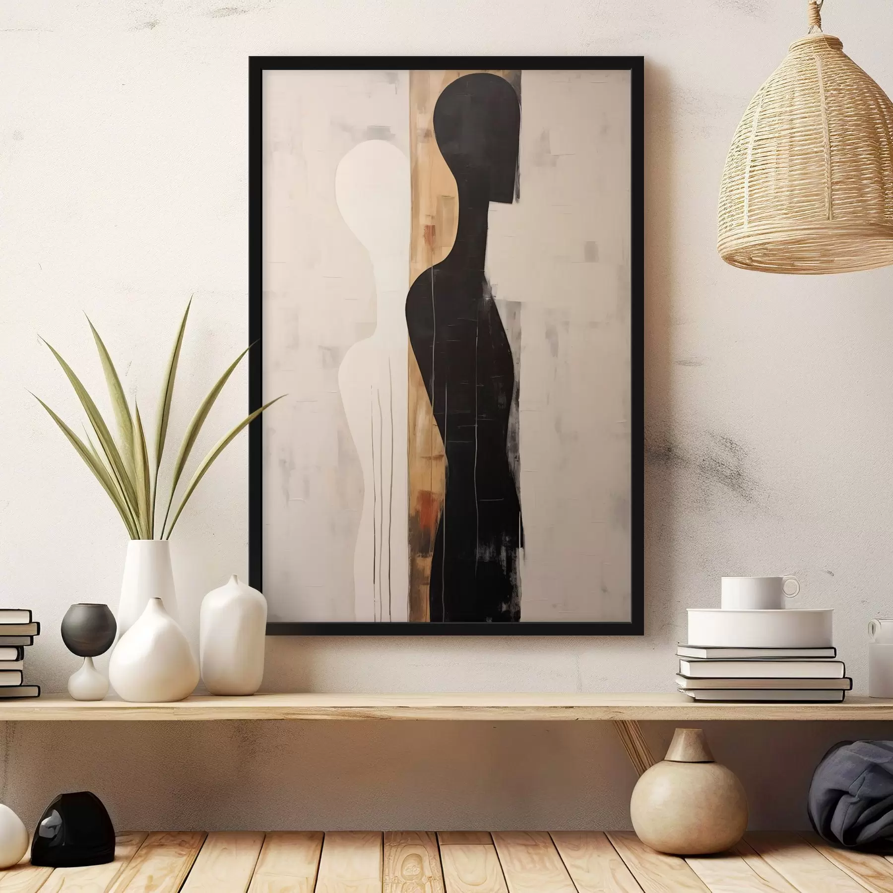 Fototapeta Sylwetka dwóch postaci f45429