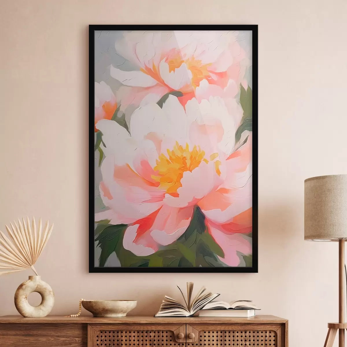 Plakat Piwonie f45444