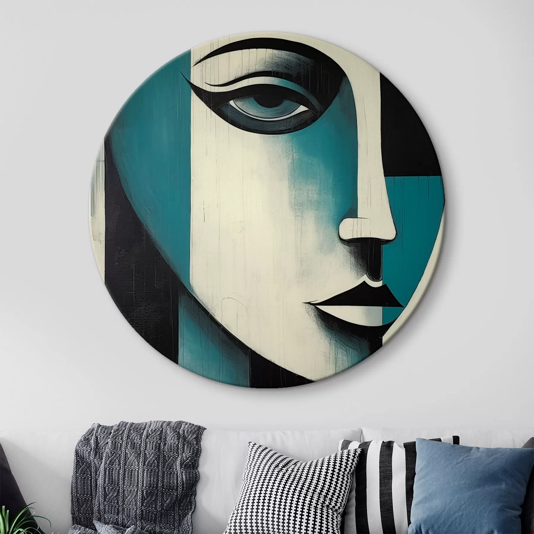 Obraz Abstrakcyjny portret kobiety r45436