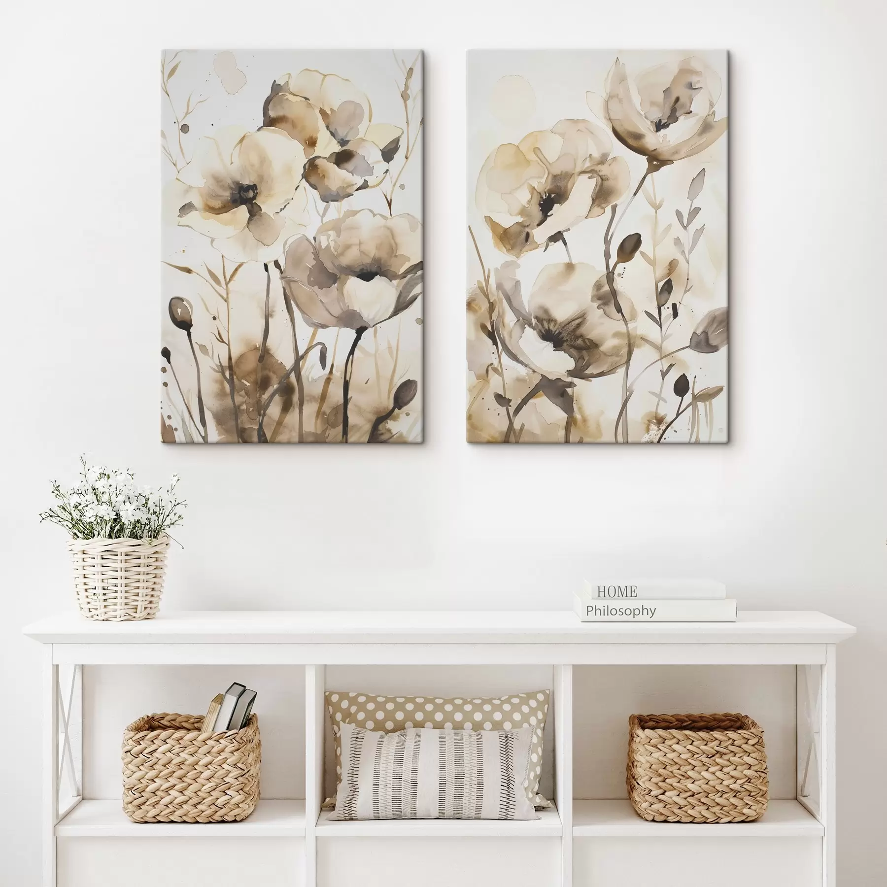 Obraz Kwiaty w stylu akwareli m00612