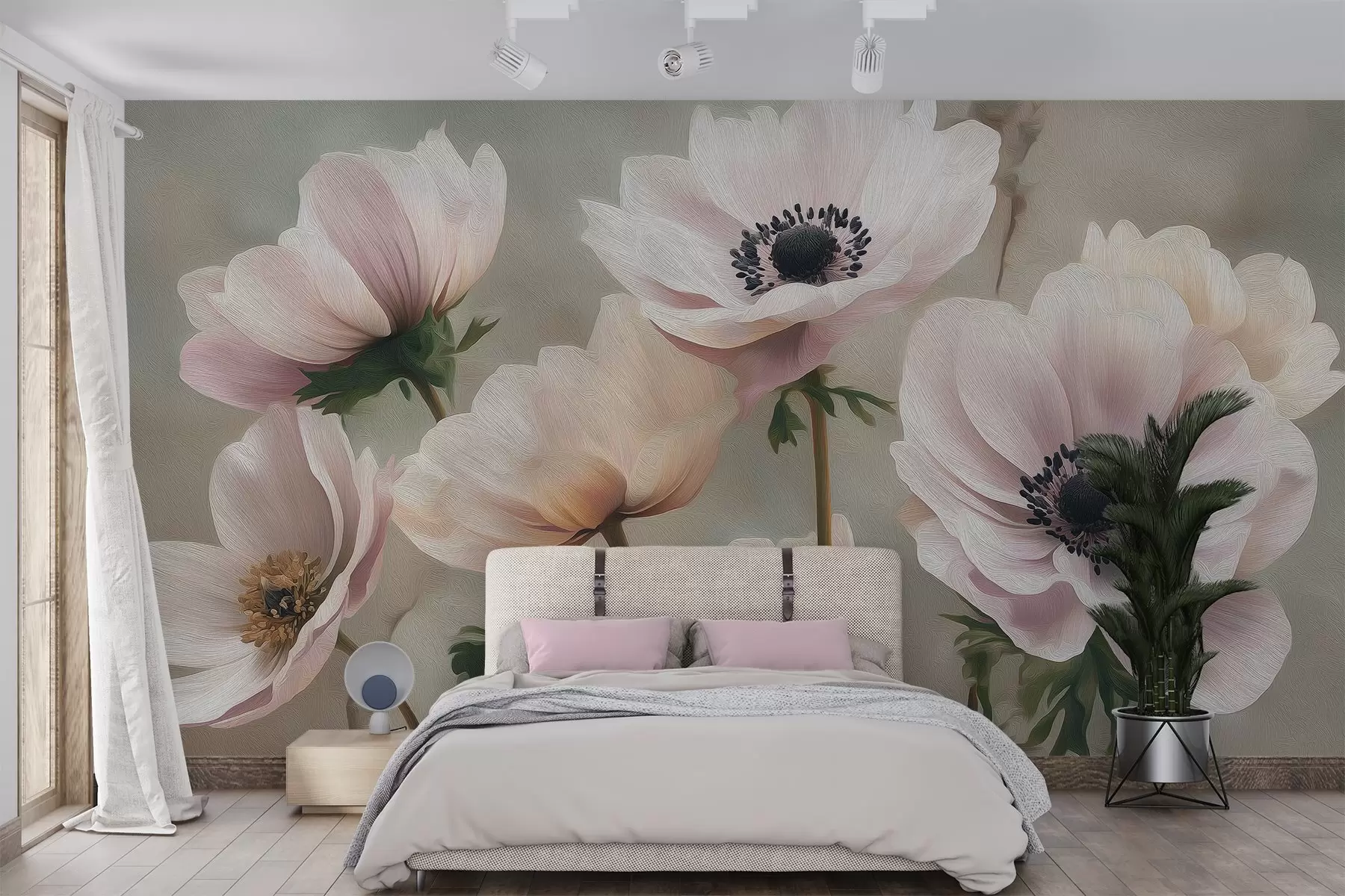 Fototapeta Kwiaty w pastelowym stylu w04427