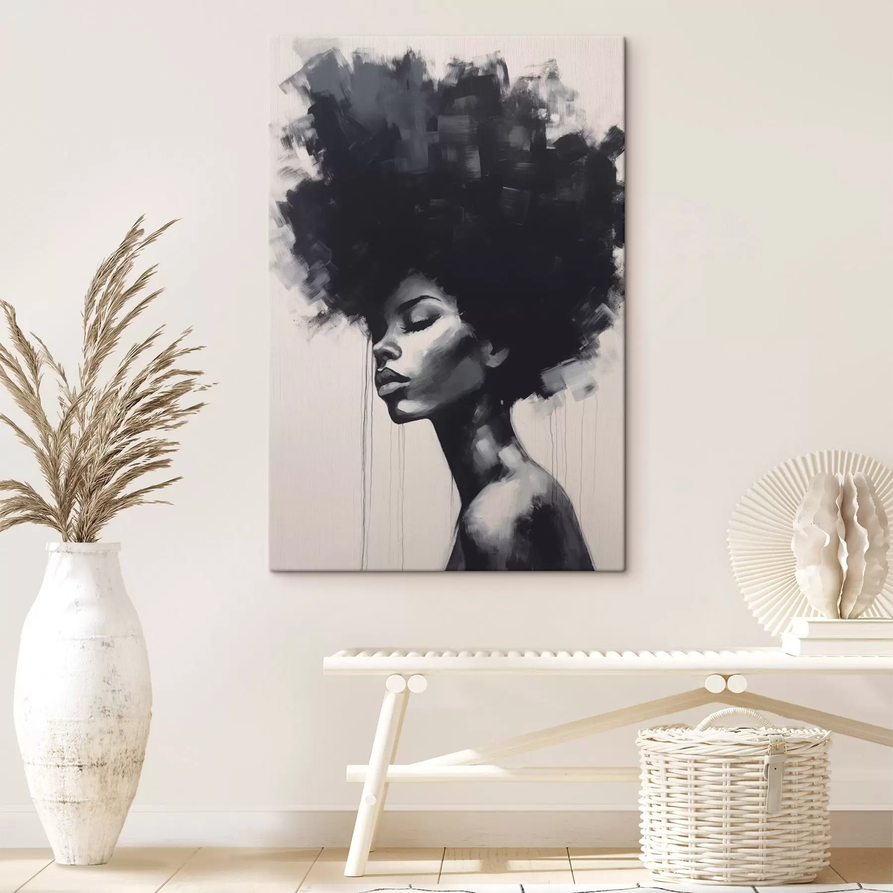 Obraz Abstrakcyjny portret kobiety s45464