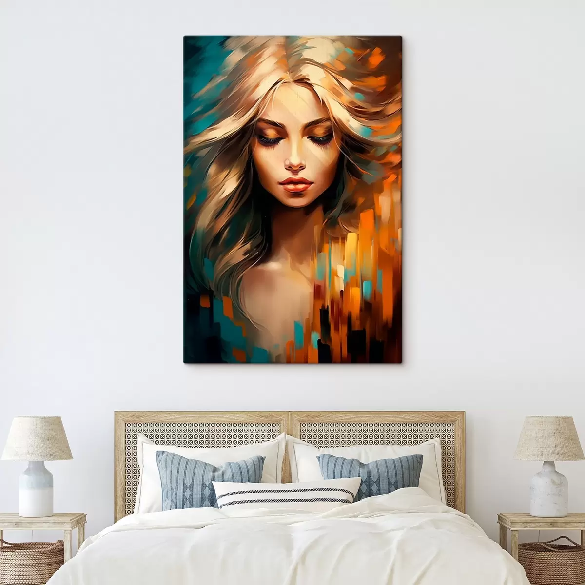 Obraz Abstrakcyjny portret kobiety s45469