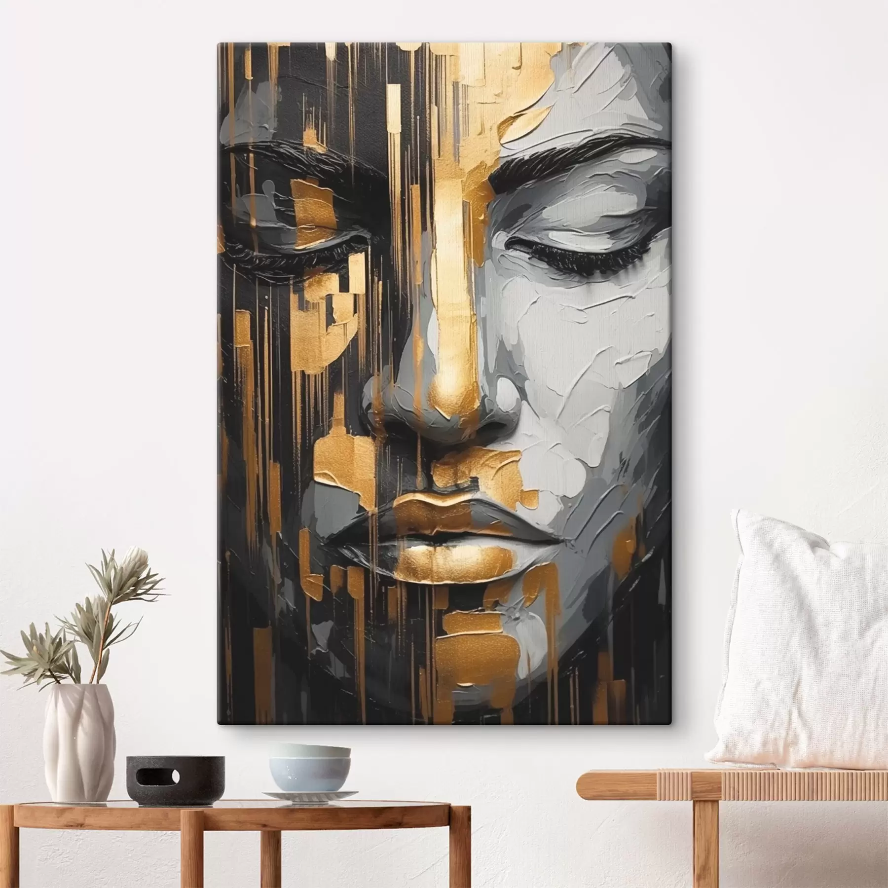 Obraz Abstrakcyjny portret kobiety s45475