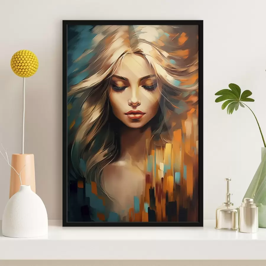 Fototapeta Abstrakcyjny portret kobiety f45469