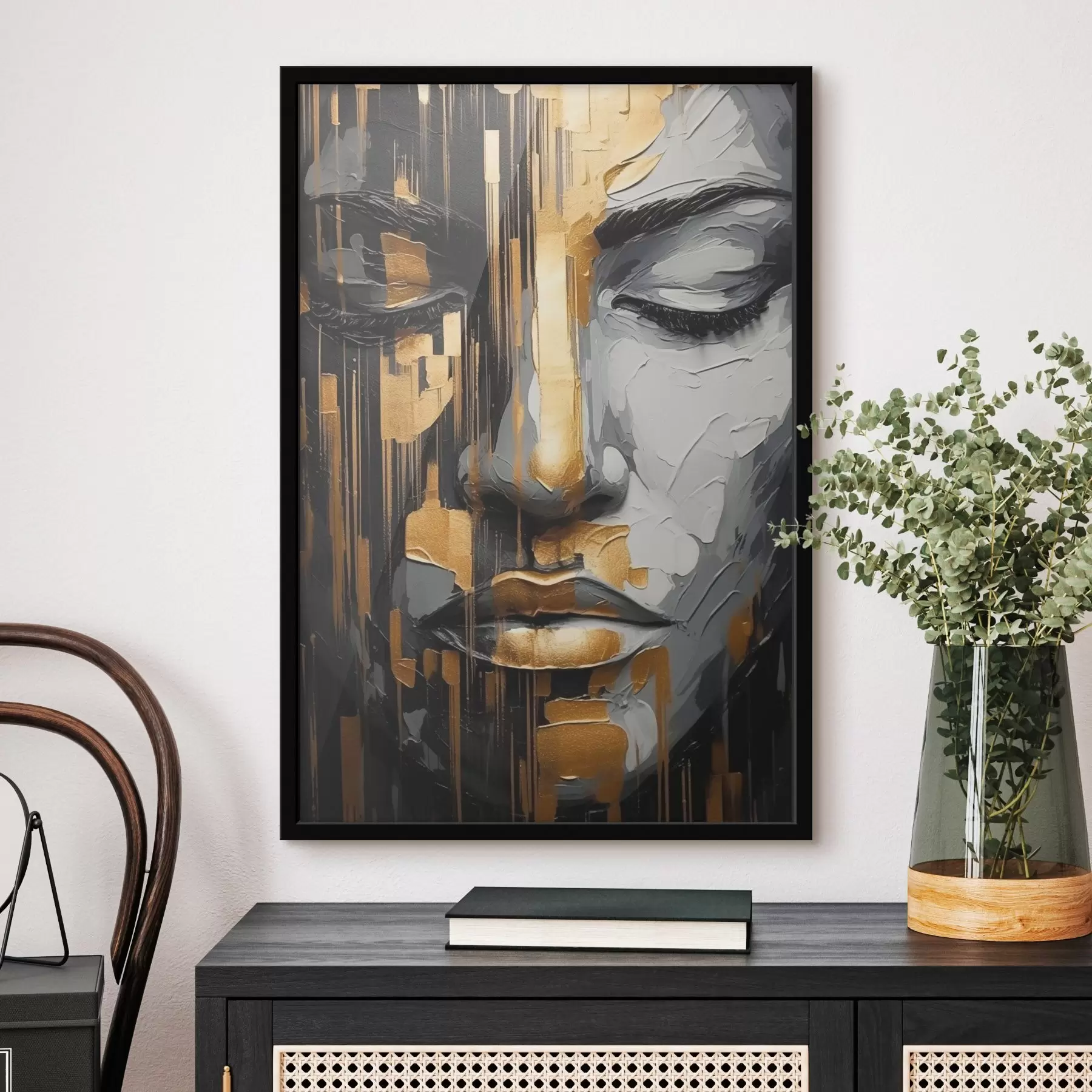 Fototapeta Abstrakcyjny portret kobiety f45475