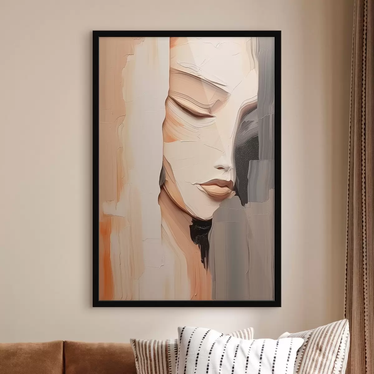 Plakat Abstrakcyjny portret kobiety f45478