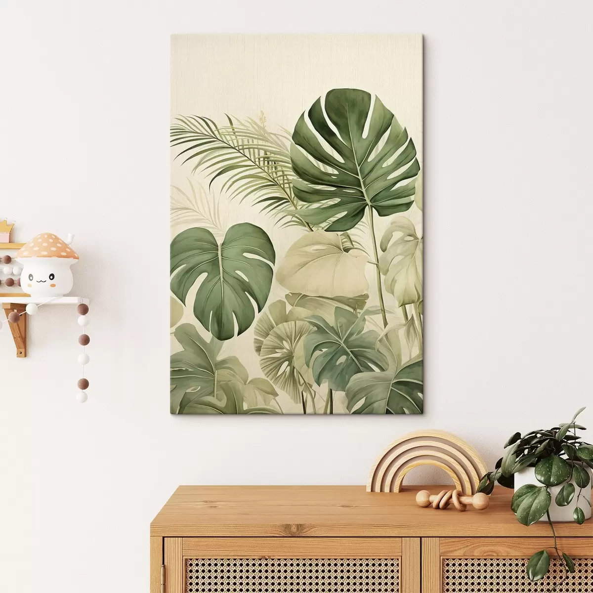 Obraz Liście Monstera i tropikalne s45614
