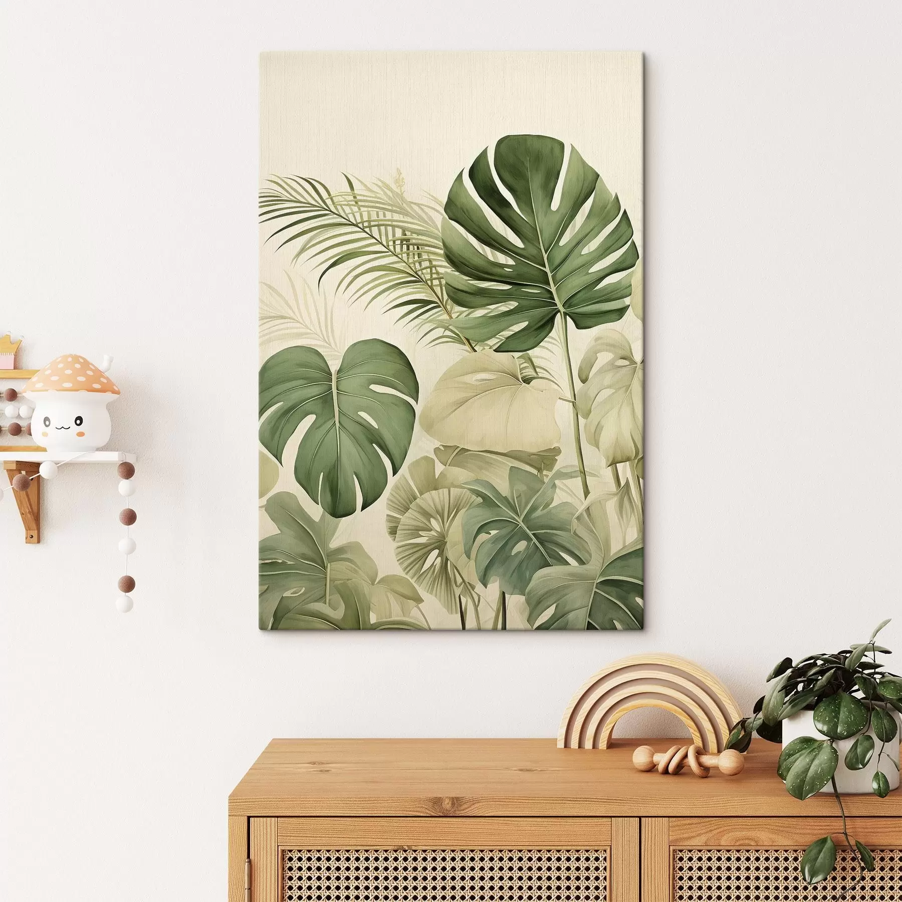 Obraz Liście Monstera i tropikalne s45614