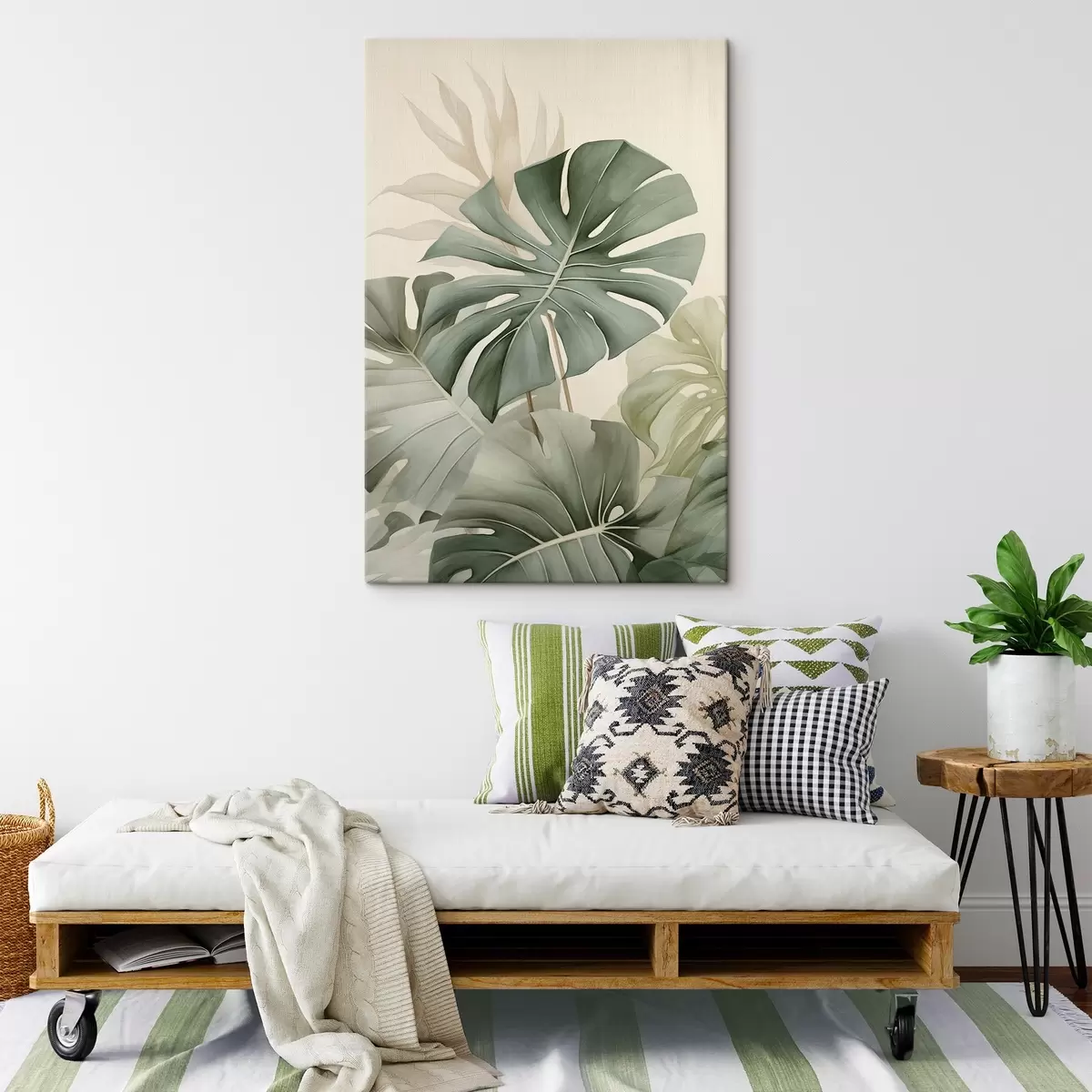 Obraz Duży liść Monstera s45616