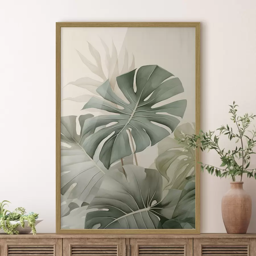 Fototapeta Duży liść Monstera f45616