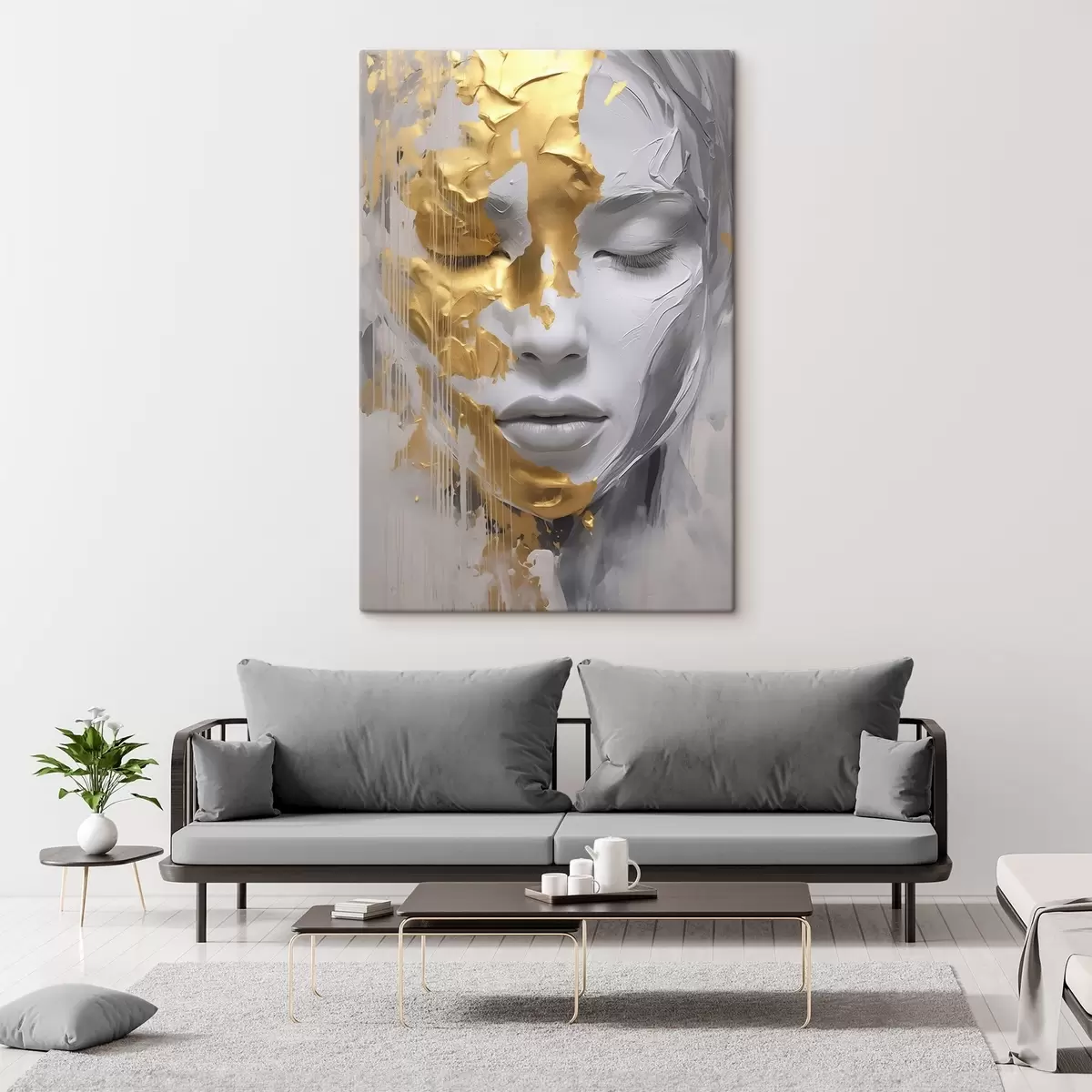 Obraz Abstrakcyjny portret kobiety s45448