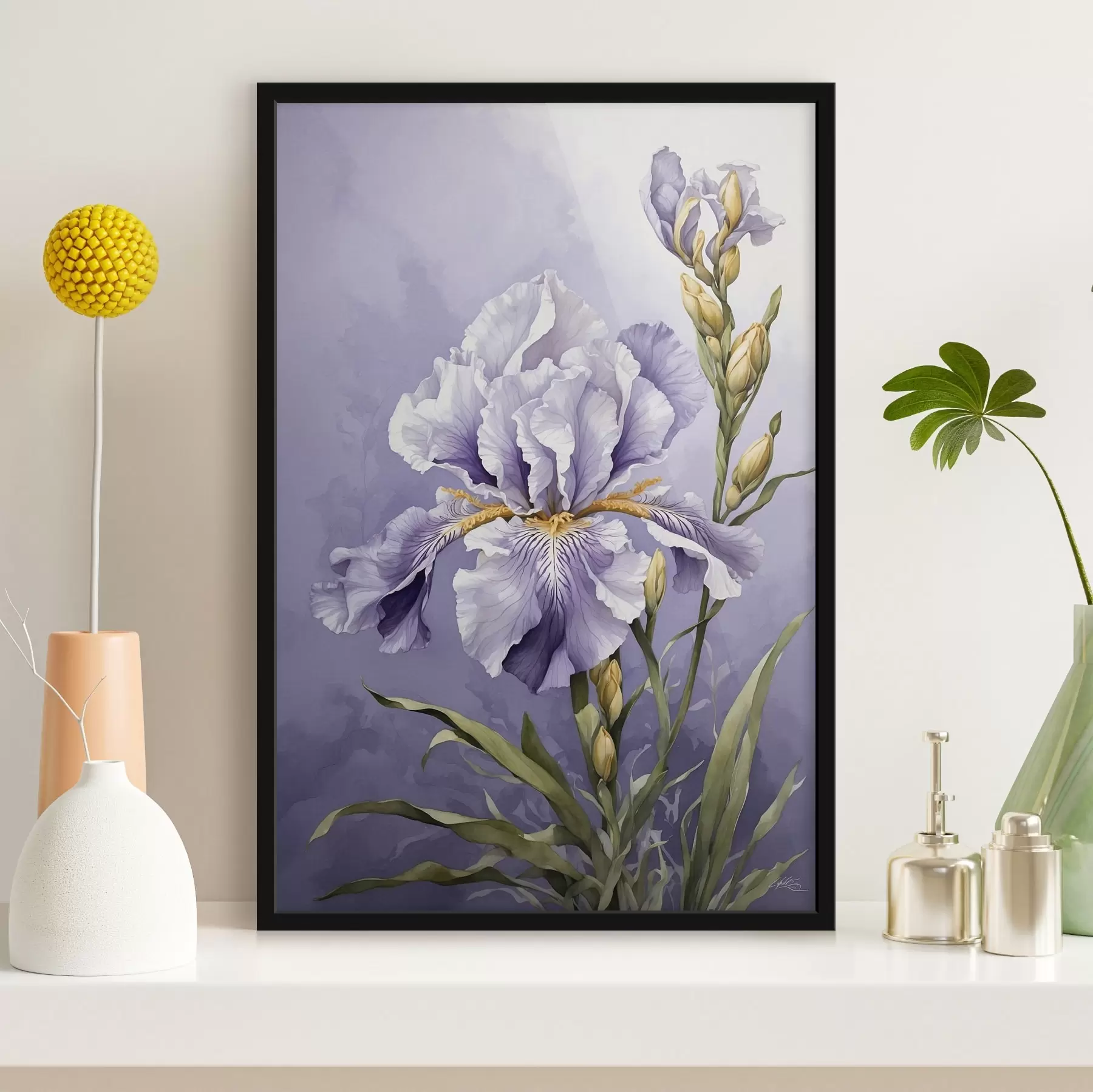 Fototapeta Fioletowa irys f45486