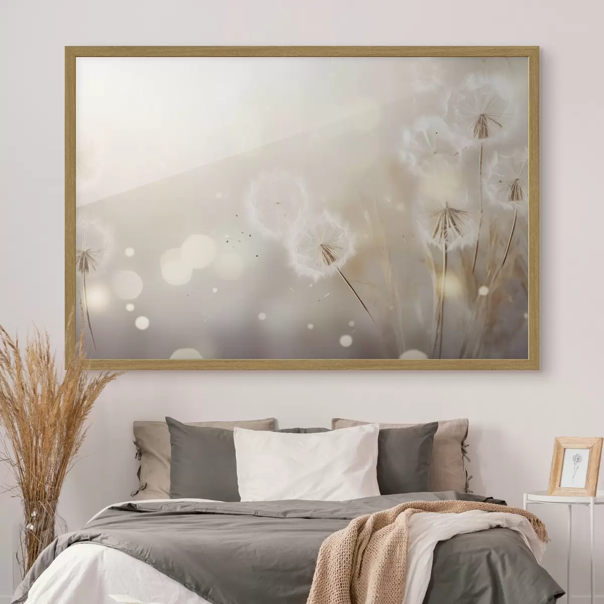 Plakat Delikatne mlecze w jasnym świetle f45519