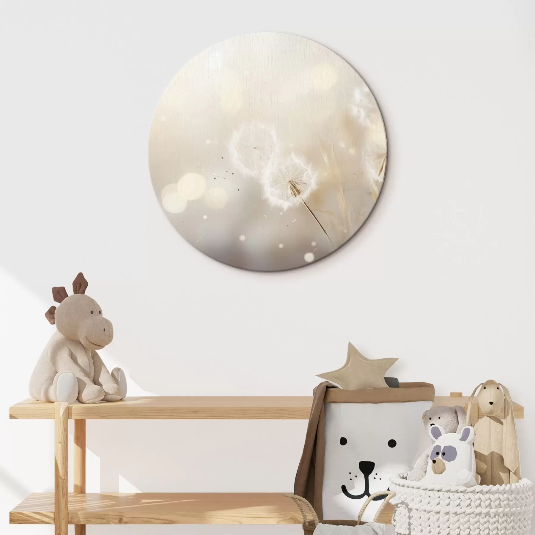 Obraz Delikatne mlecze w jasnym świetle r45519