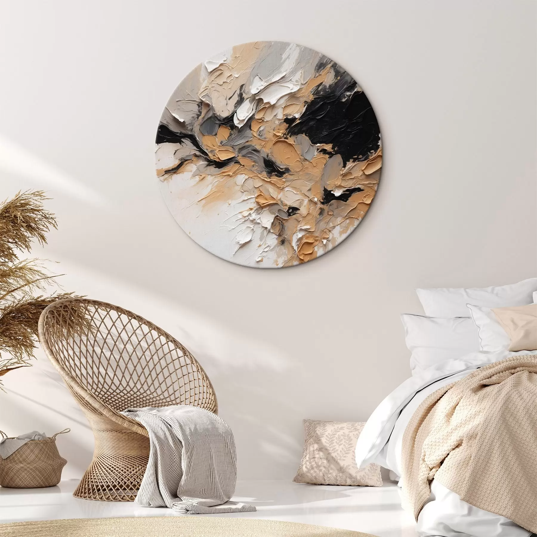 Obraz Abstrakcyjna tekstura z pociągnięciami farby r45619