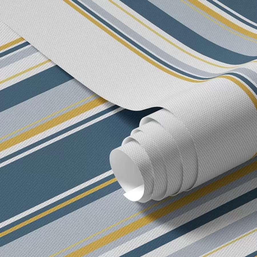 Fototapeta Gęsty wzór niebieskich i żółtych pionowych pasków a00524