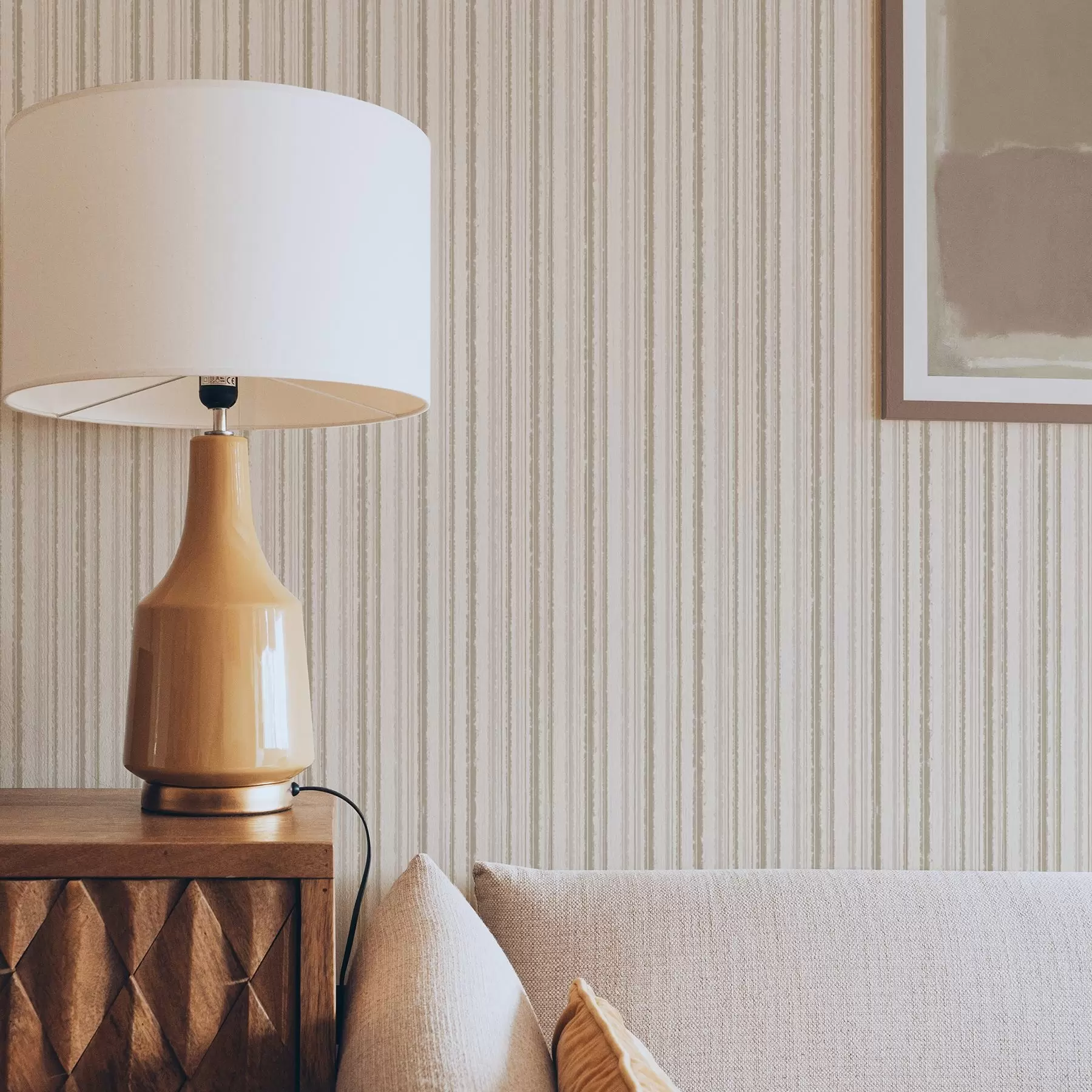 Fototapeta Cienkie paski w jasnych odcieniach beżu a00549