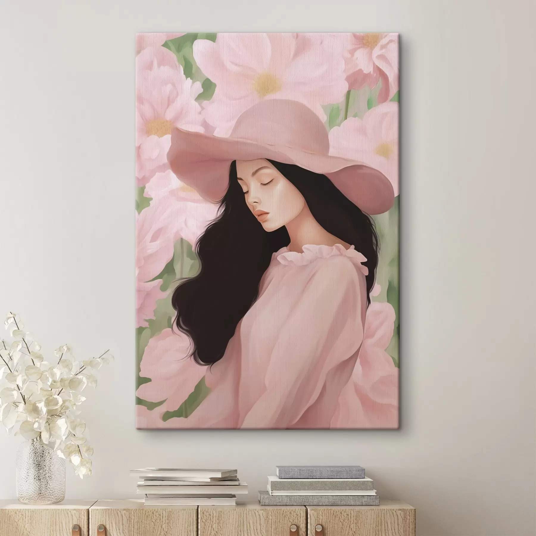 Obraz Dziewczyna w kapeluszu s45677