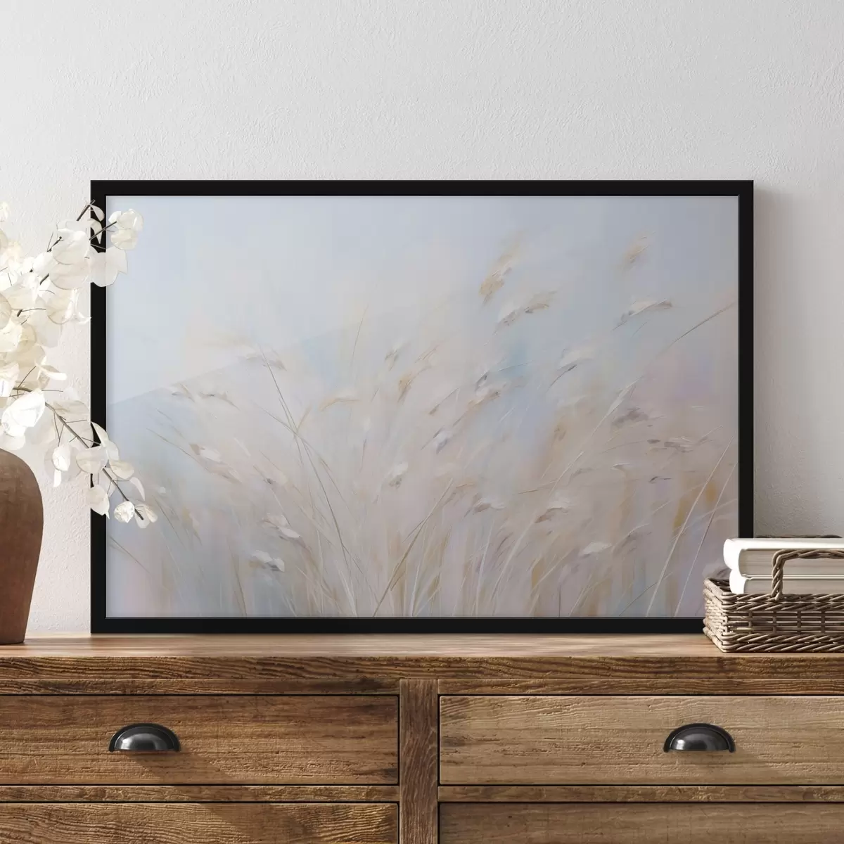 Plakat Abstrakcyjna trawa f45688