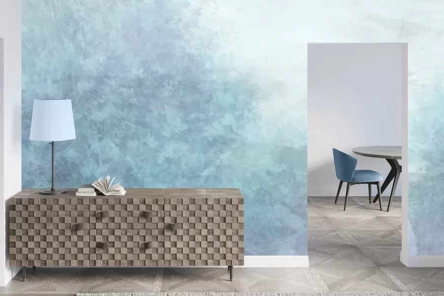 Fototapeta  Imitacja liści na betonowej ścianie w04468v1