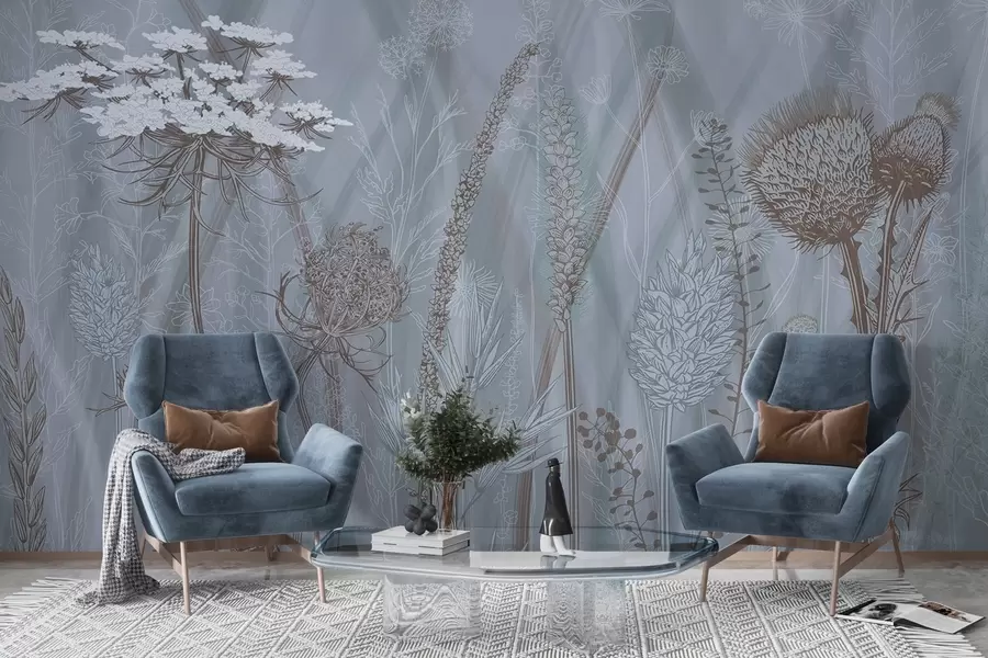 Fototapeta Trawy i zielnik w04473v1