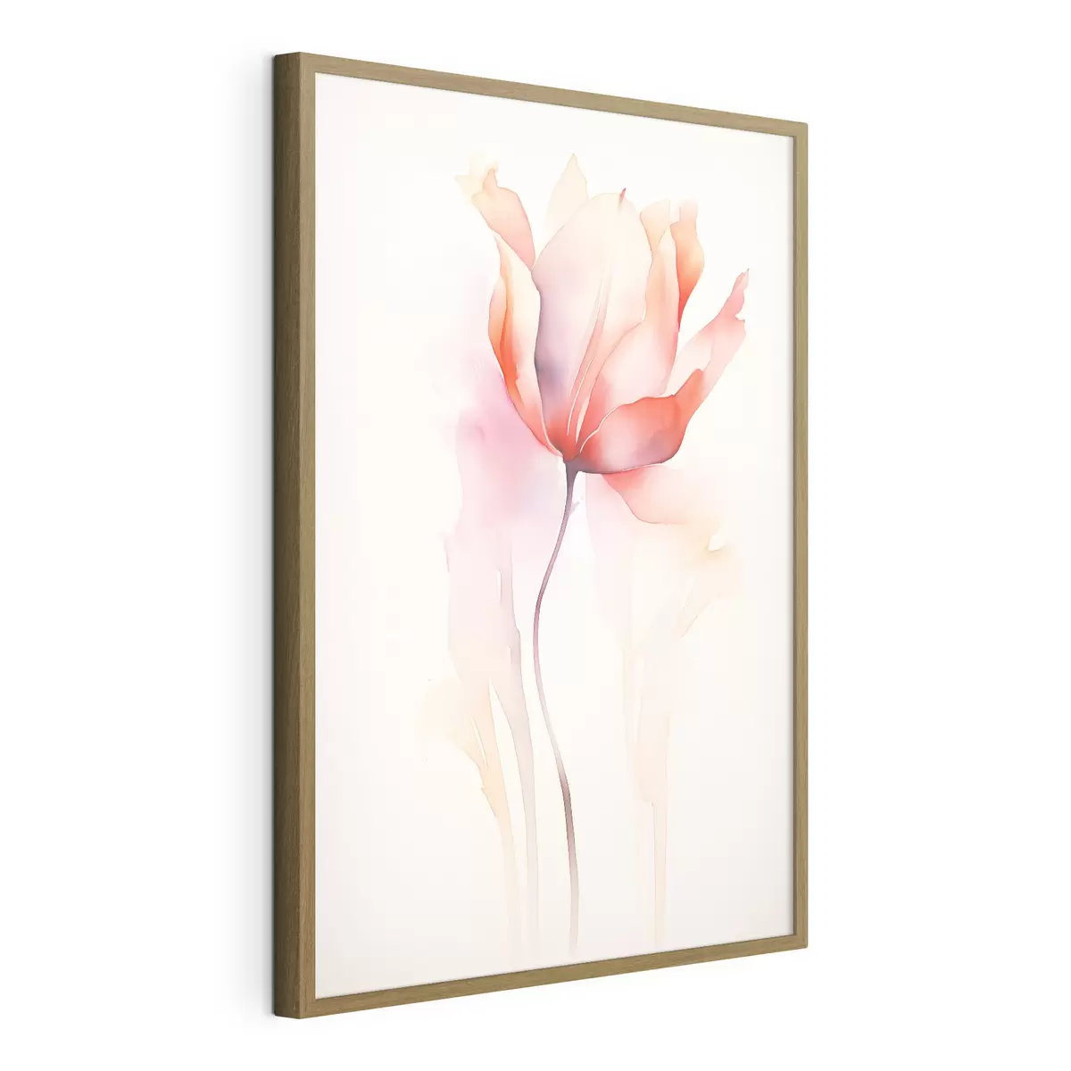 Plakat Kwiatowy minimalizm w stylu akwareli f45637