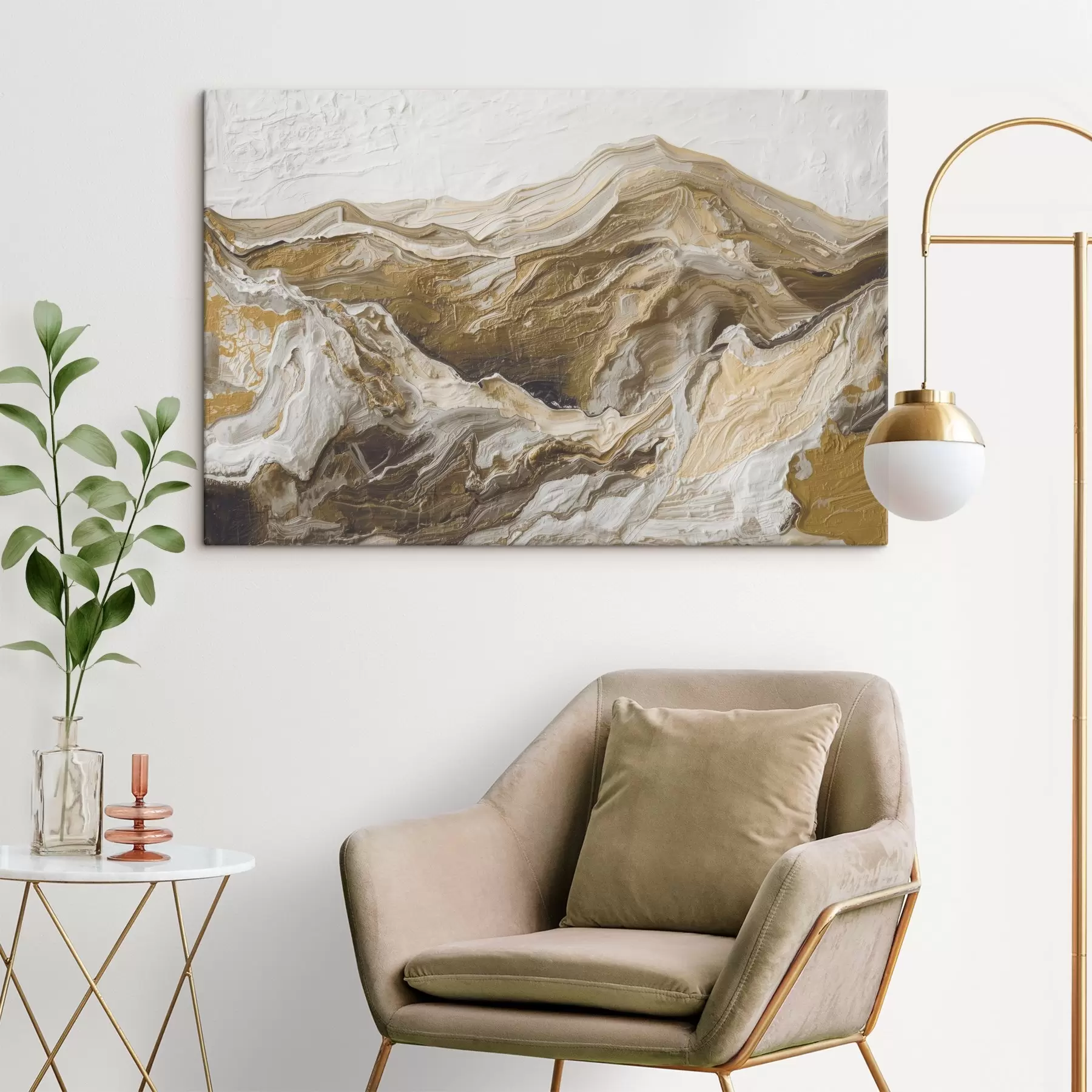 Obraz Abstrakcyjny krajobraz górski s45750