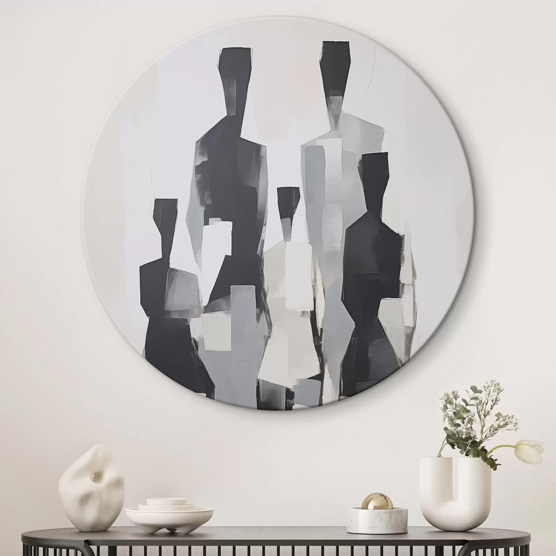 Obraz Abstrakcyjne sylwetki r45759