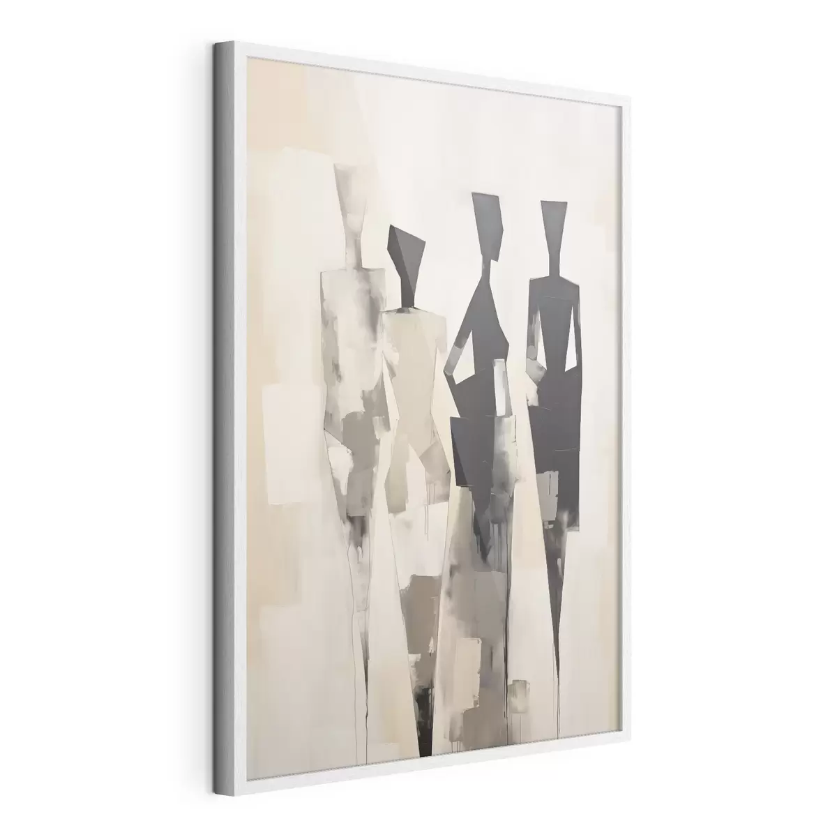 Plakat Abstrakcyjne sylwetki ludzi f45758