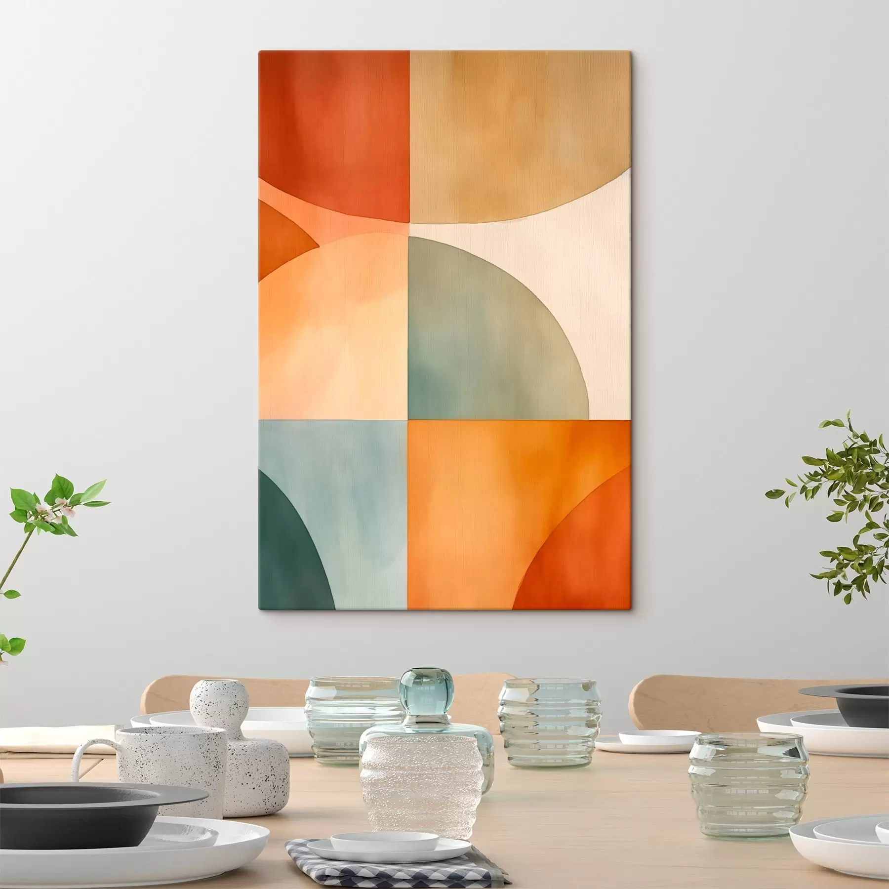 Obraz Geometryczne abstrakcyjne koła s45793