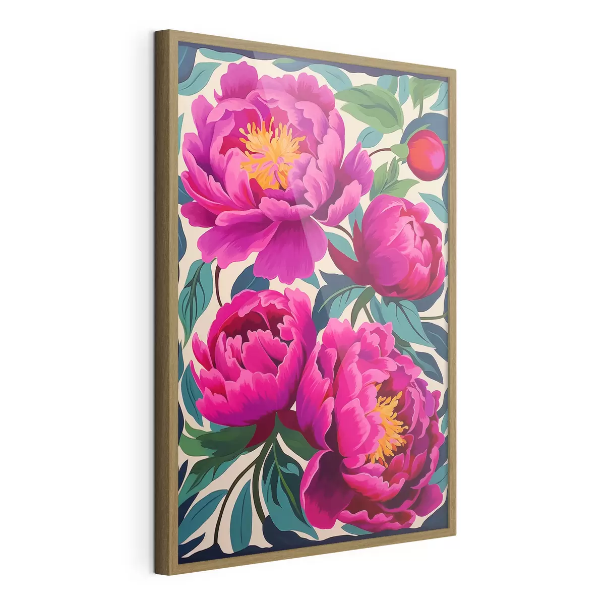 Plakat Piwonie z bliska f45782