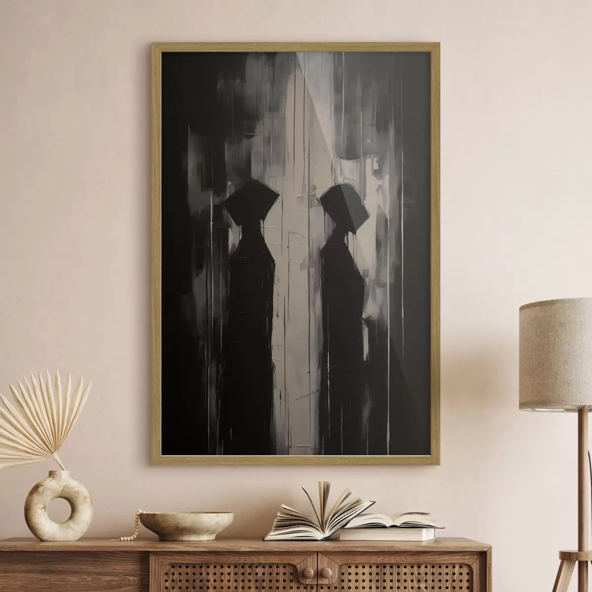 Plakat Dwie sylwetki f45788