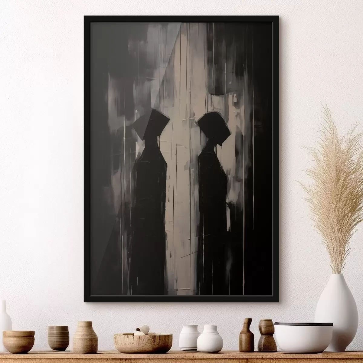 Plakat Dwie sylwetki f45788