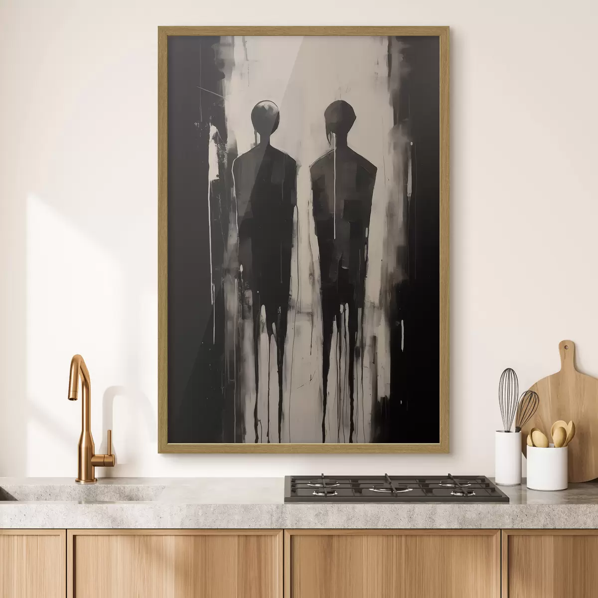 Plakat Dwie sylwetki f45789