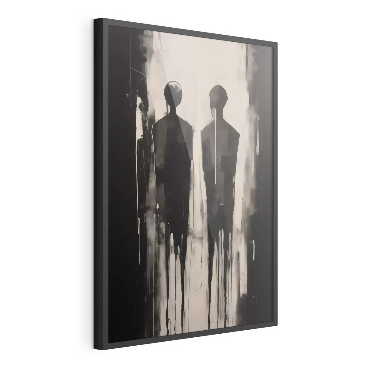Plakat Dwie sylwetki f45789