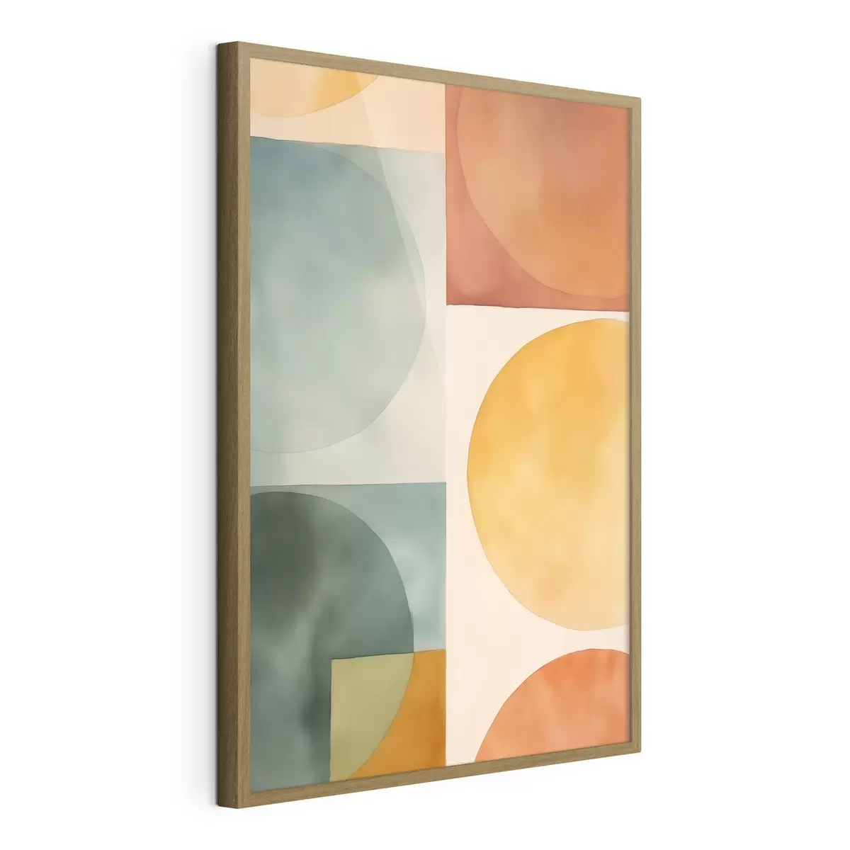 Plakat Geometryczne abstrakcyjne koła f45792
