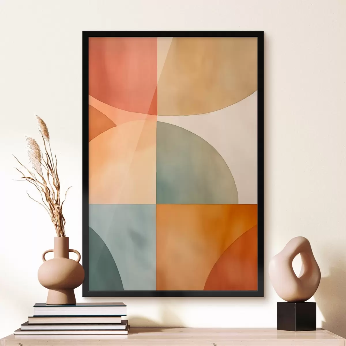 Plakat Geometryczne abstrakcyjne koła f45793