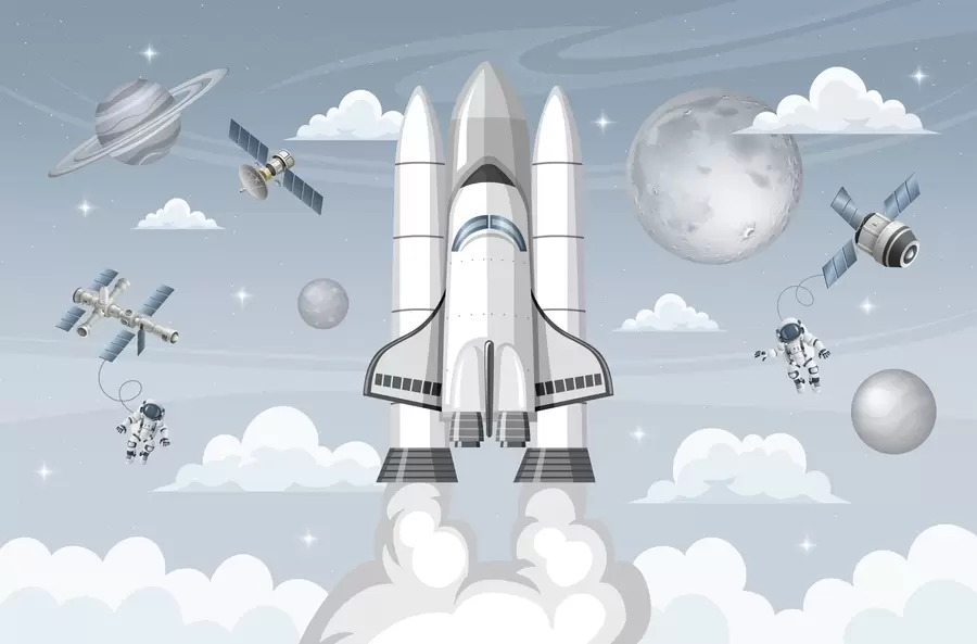 Fototapeta Podróże kosmiczne w04197