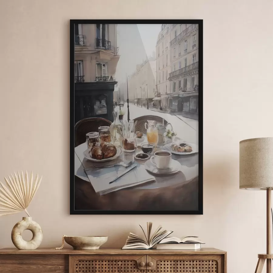 Fototapeta śniadanie w Paryżu f45725
