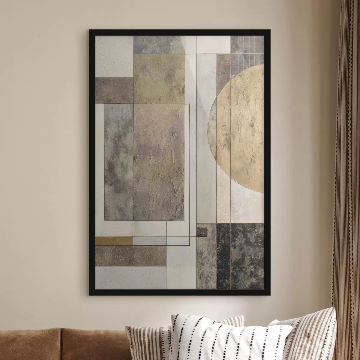 Plakat abstrakcyjna nowoczesna geometria f45730