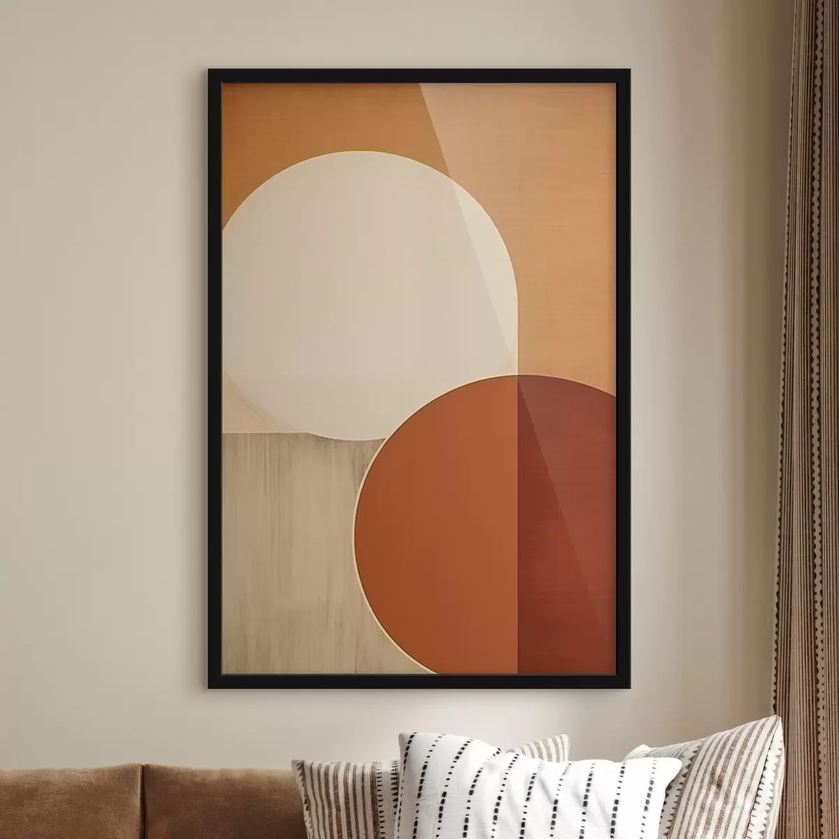 Plakat Abstrakcyjne półkola f45845