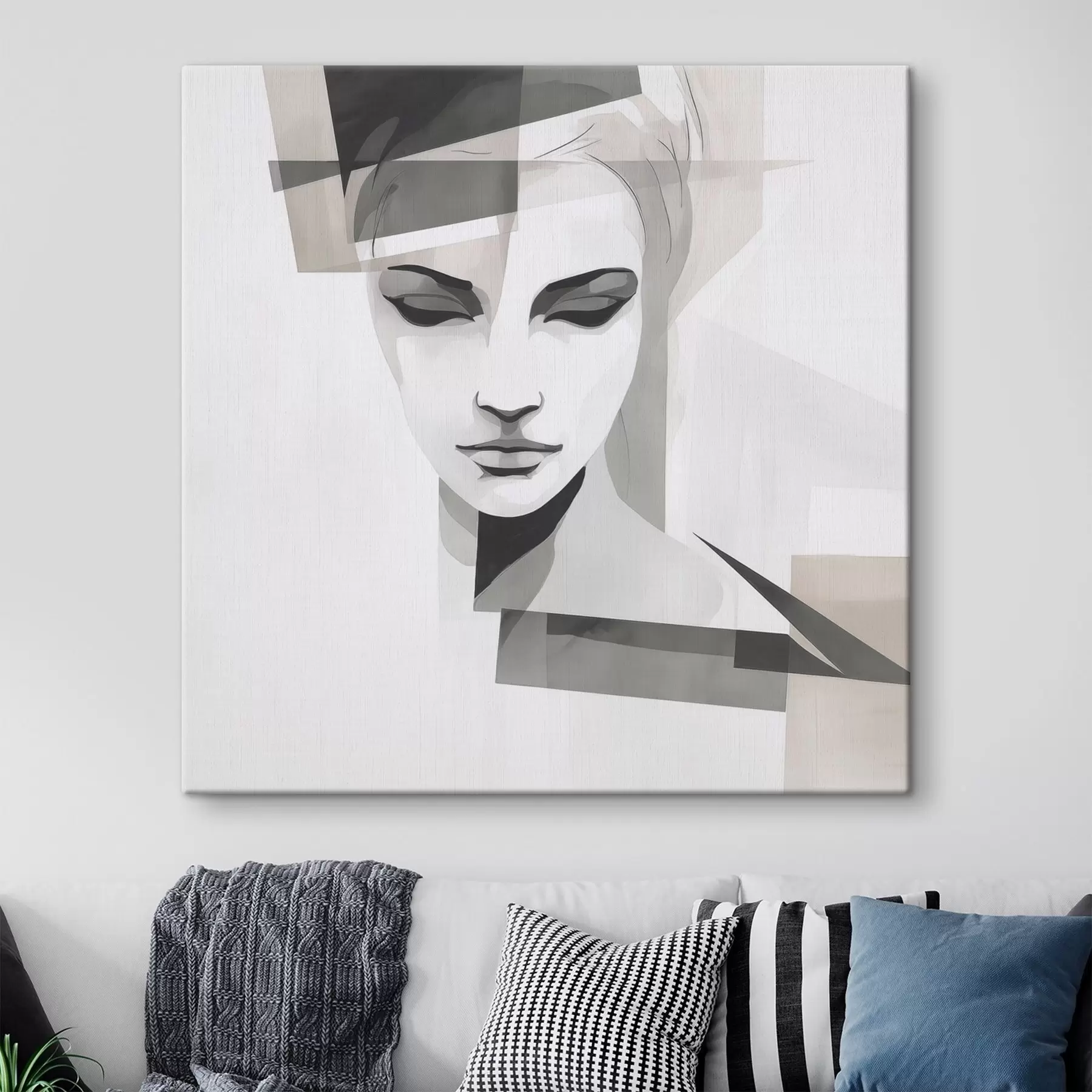 Obraz Abstrakcyjny portret s45917