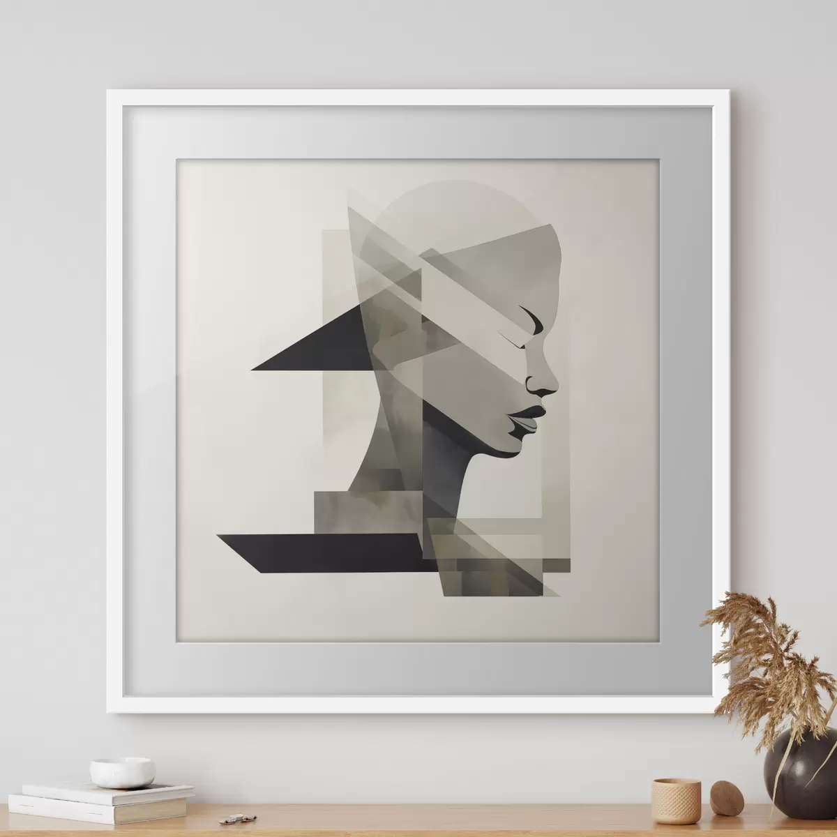 Plakat Abstrakcyjny portret f45916