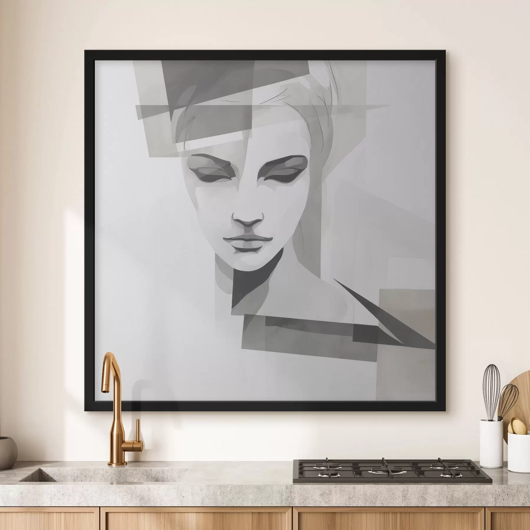 Fototapeta Abstrakcyjny portret f45917