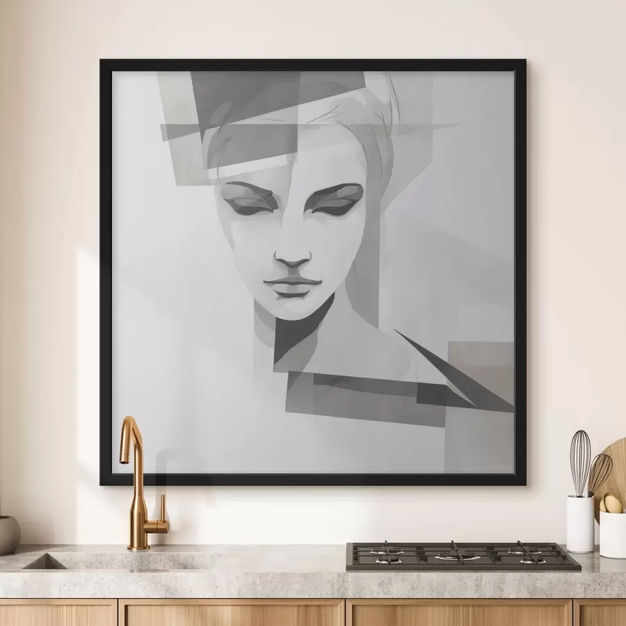 Fototapeta Abstrakcyjny portret f45917