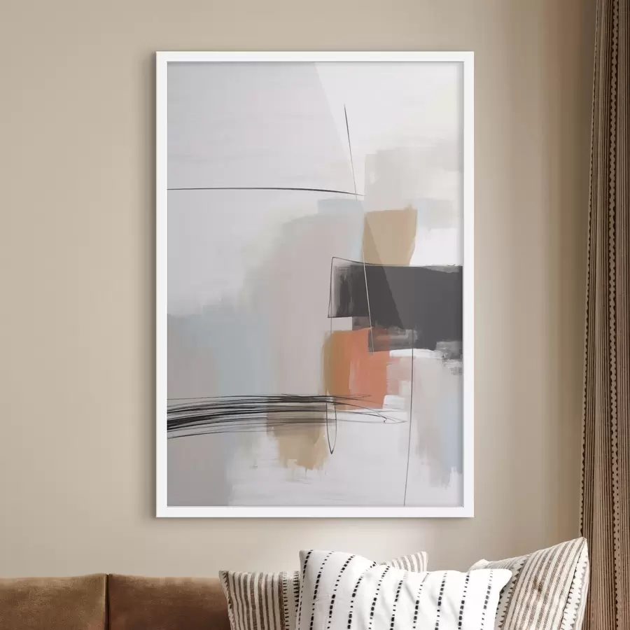 Fototapeta Abstrakcja imitująca pociągnięcia pędzla f45919