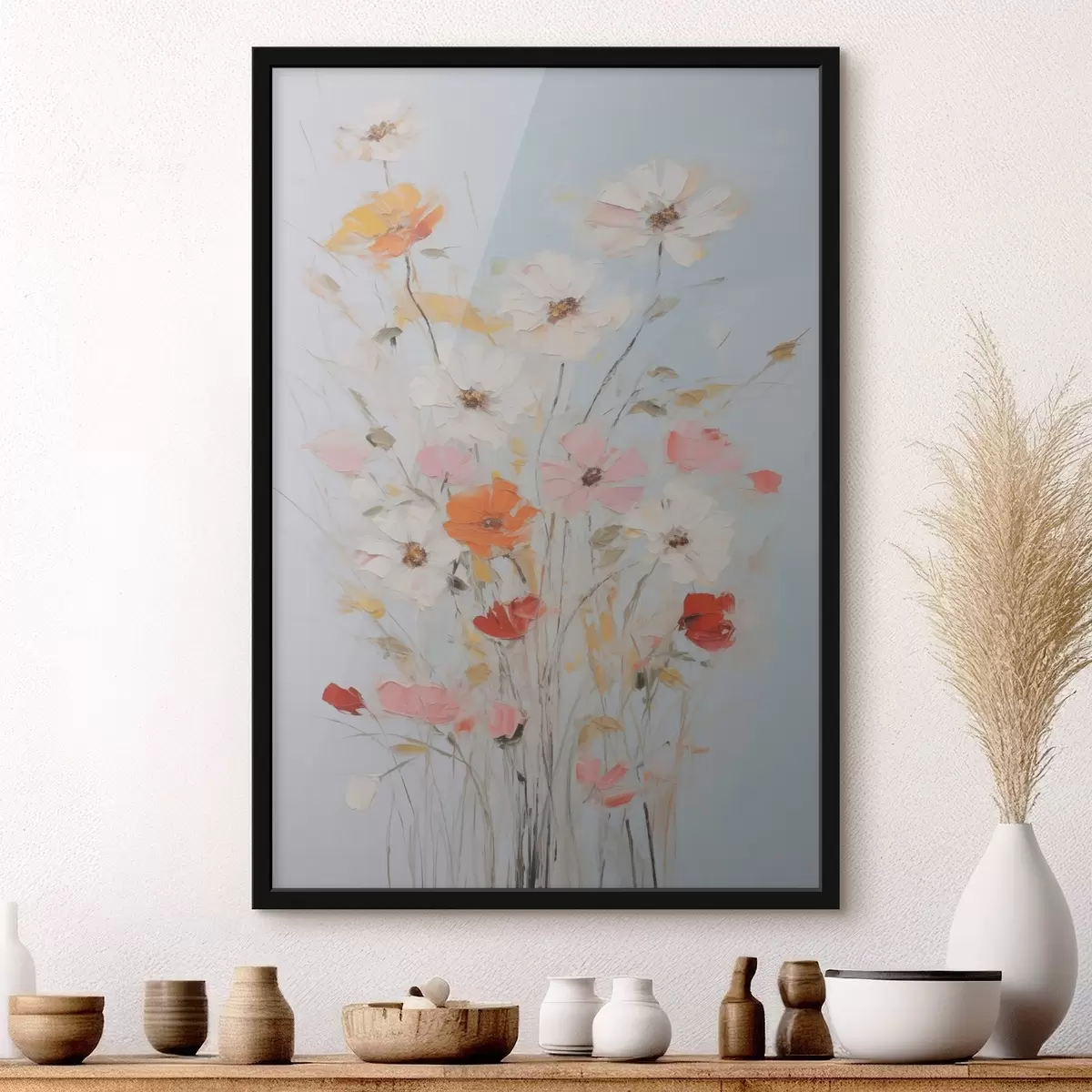 Plakat Delikatne kwiaty f45981